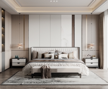 New Chinese Style Bedroom-ID:221570012