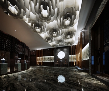 New Chinese Style Lobby Hall-ID:609442008
