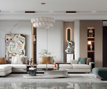 Modern A Living Room-ID:371001961
