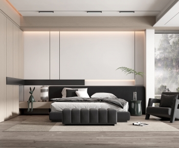 Modern Wabi-sabi Style Bedroom-ID:288599015