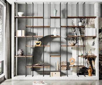 New Chinese Style Shelving-ID:422363042