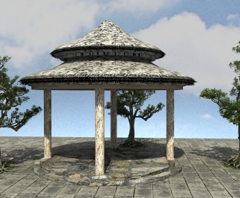 New Chinese Style Building Component-ID:613543995