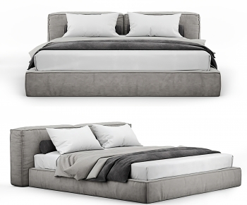 Modern Double Bed-ID:542975907
