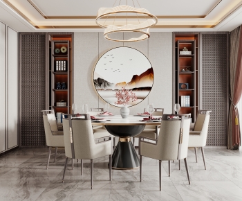 New Chinese Style Dining Room-ID:113476997