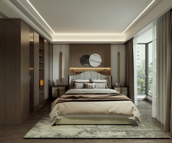 New Chinese Style Bedroom-ID:795838815