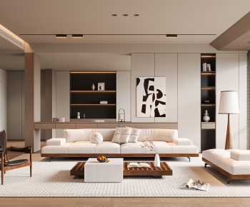 Wabi-sabi Style A Living Room-ID:634233003