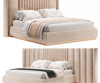 Modern Double Bed-ID:810420998