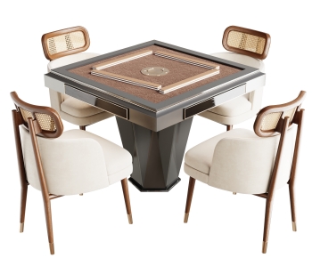 Modern Mahjong Tables And Chairs-ID:499093064
