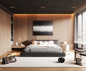 Modern Wabi-sabi Style Bedroom-ID:223341055