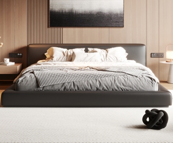 Modern Double Bed-ID:723808057