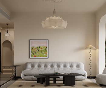 Wabi-sabi Style A Living Room-ID:944256074