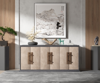 New Chinese Style Side Cabinet-ID:168287048