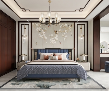 New Chinese Style Bedroom-ID:684818033