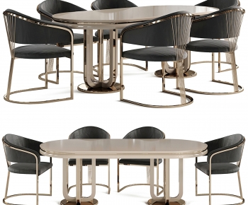 Modern Dining Table And Chairs-ID:691626071
