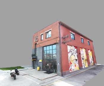 Industrial Style Building Appearance-ID:320293903