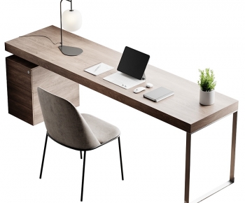 Modern Computer Desk And Chair-ID:462075005