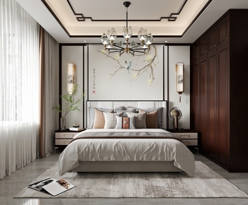 New Chinese Style Bedroom-ID:947720051