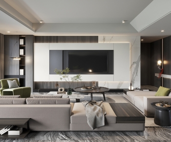 Modern A Living Room-ID:693569905