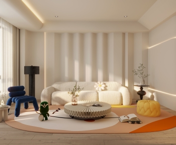 Wabi-sabi Style A Living Room-ID:954102996