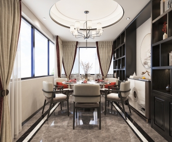 New Chinese Style Dining Room-ID:801393999