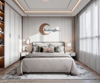 New Chinese Style Bedroom-ID:118793016
