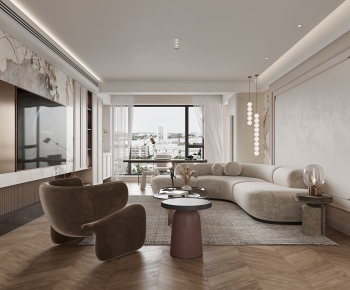 Wabi-sabi Style A Living Room-ID:254448897