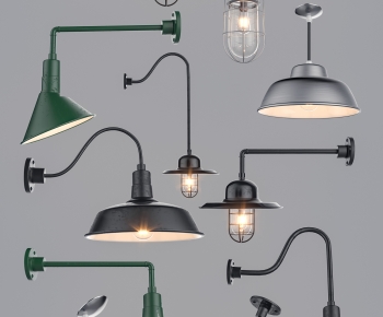 Industrial Style Wall Lamp-ID:127881053