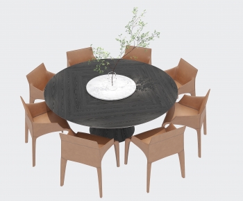 Modern Dining Table And Chairs-ID:685549027