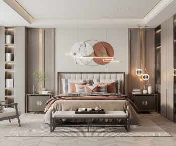 New Chinese Style Bedroom-ID:493872883