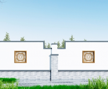 New Chinese Style Building Component-ID:562386996
