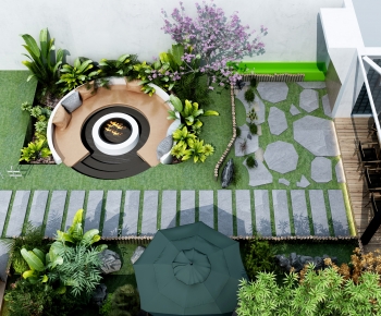 Modern Courtyard/landscape-ID:459487929