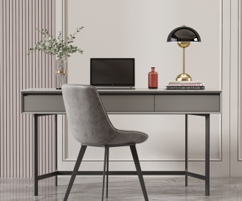 Modern Computer Desk And Chair-ID:838741066