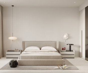 Modern Wabi-sabi Style Bedroom-ID:602684977