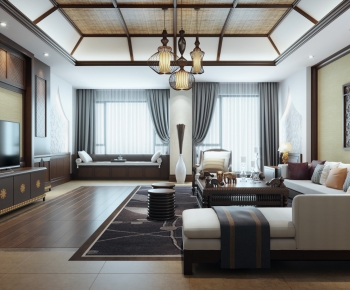 Southeast Asian Style A Living Room-ID:466247086