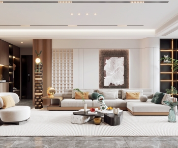 Modern A Living Room-ID:816114905