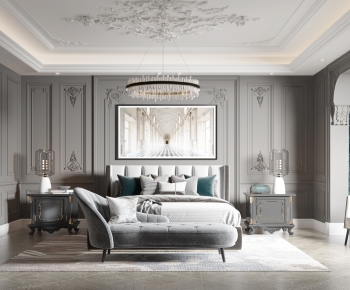 French Style Bedroom-ID:125808008