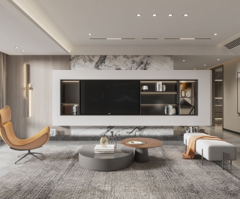 Modern A Living Room-ID:783505929