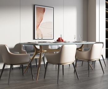 Modern Dining Table And Chairs-ID:513394124