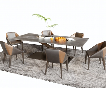Modern Dining Table And Chairs-ID:856748108