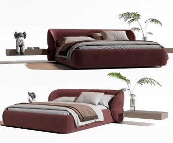 Modern Double Bed-ID:317446955