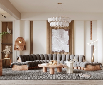 Wabi-sabi Style A Living Room-ID:760397918