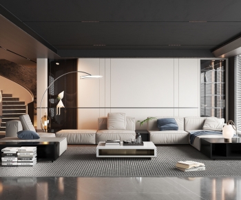 Modern A Living Room-ID:387284993