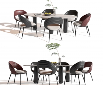 Modern Dining Table And Chairs-ID:233463057