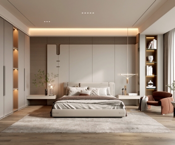 Wabi-sabi Style Bedroom-ID:400030688