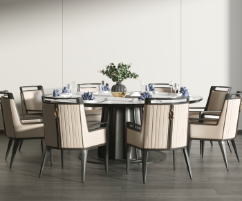 New Chinese Style Dining Table And Chairs-ID:738343004