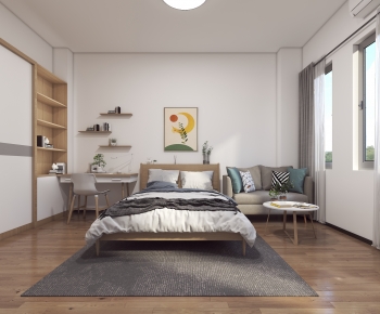 Nordic Style Bedroom-ID:629764086