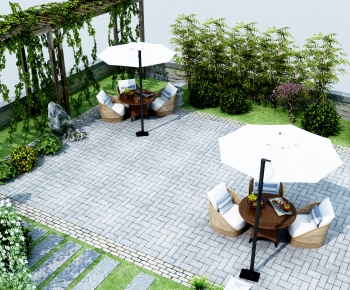 Modern Courtyard/landscape-ID:853745946