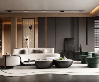 Modern A Living Room-ID:590970992