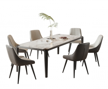 Modern Dining Table And Chairs-ID:600779061