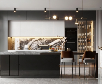 Modern Open Kitchen-ID:390213971